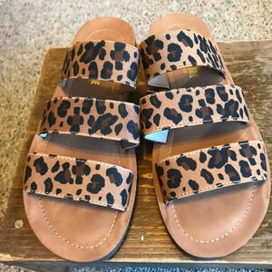 Cushionaire memory foam summer sandals women size 7